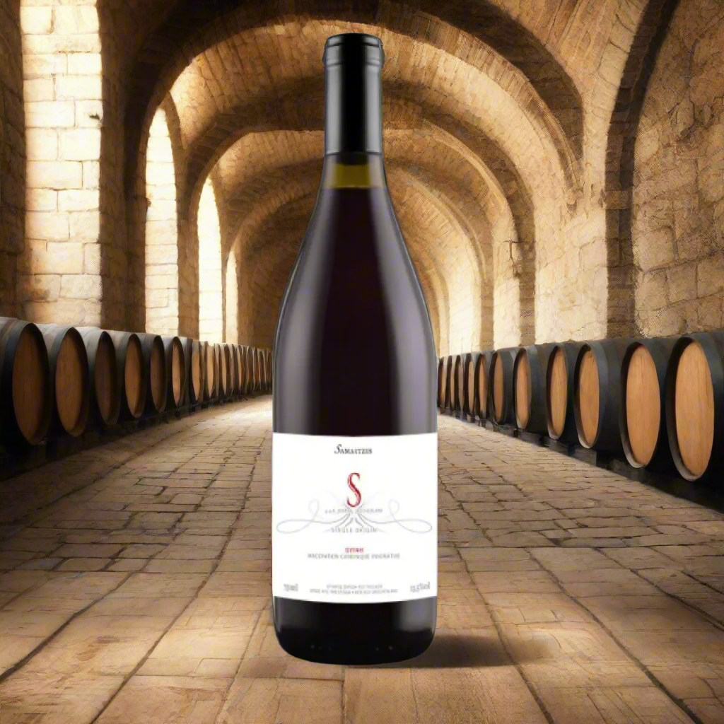 Græsk rødvin syrah samartzis winery