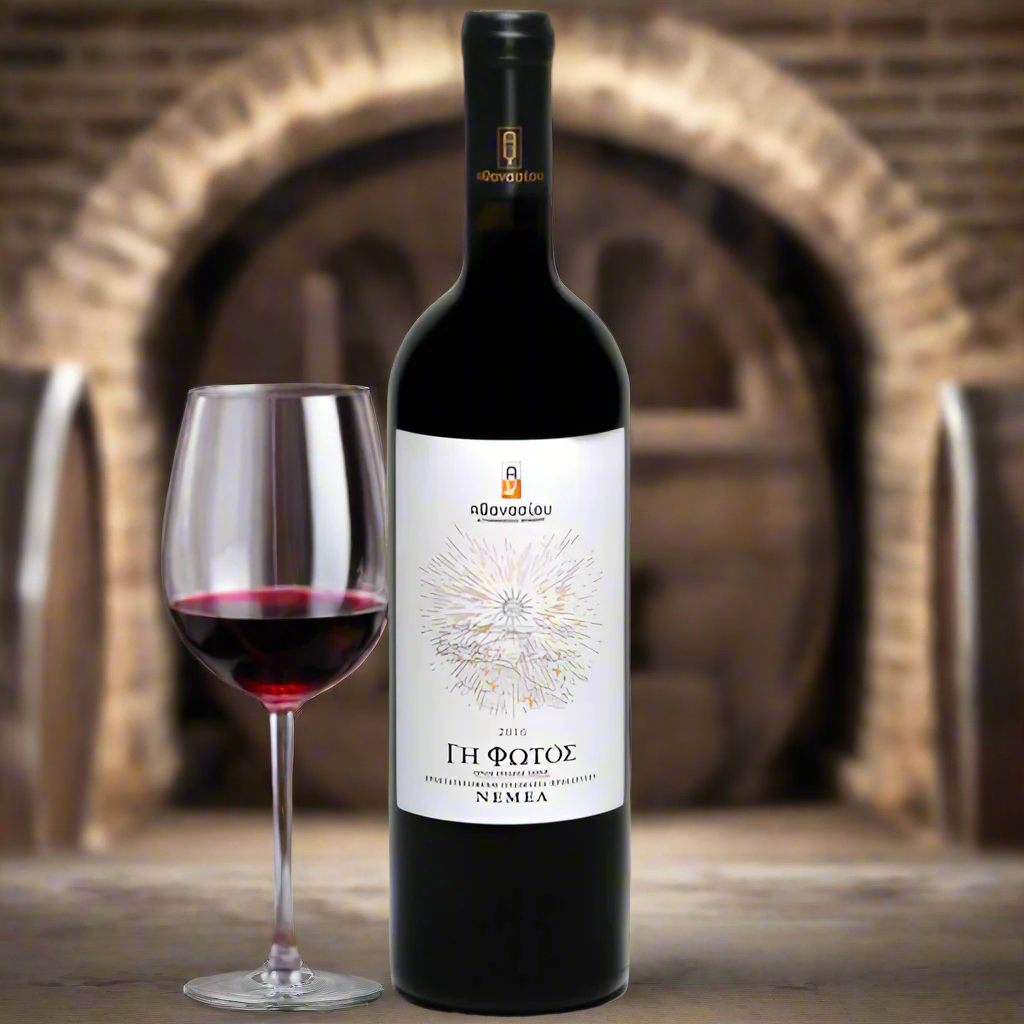 Græsk rødvin classic cuvee athanasiou winery