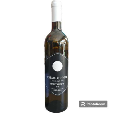 Chardonnay hvid tør , PGI Peloponnes, Markogianni vingård.