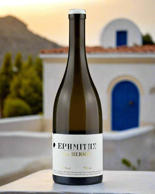 Græsk hvidvin erimitis akriotou micro-winery