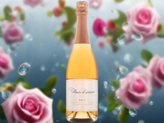 Græsk  rose’vin fleur d' amour  sparkling  athanasiou winery