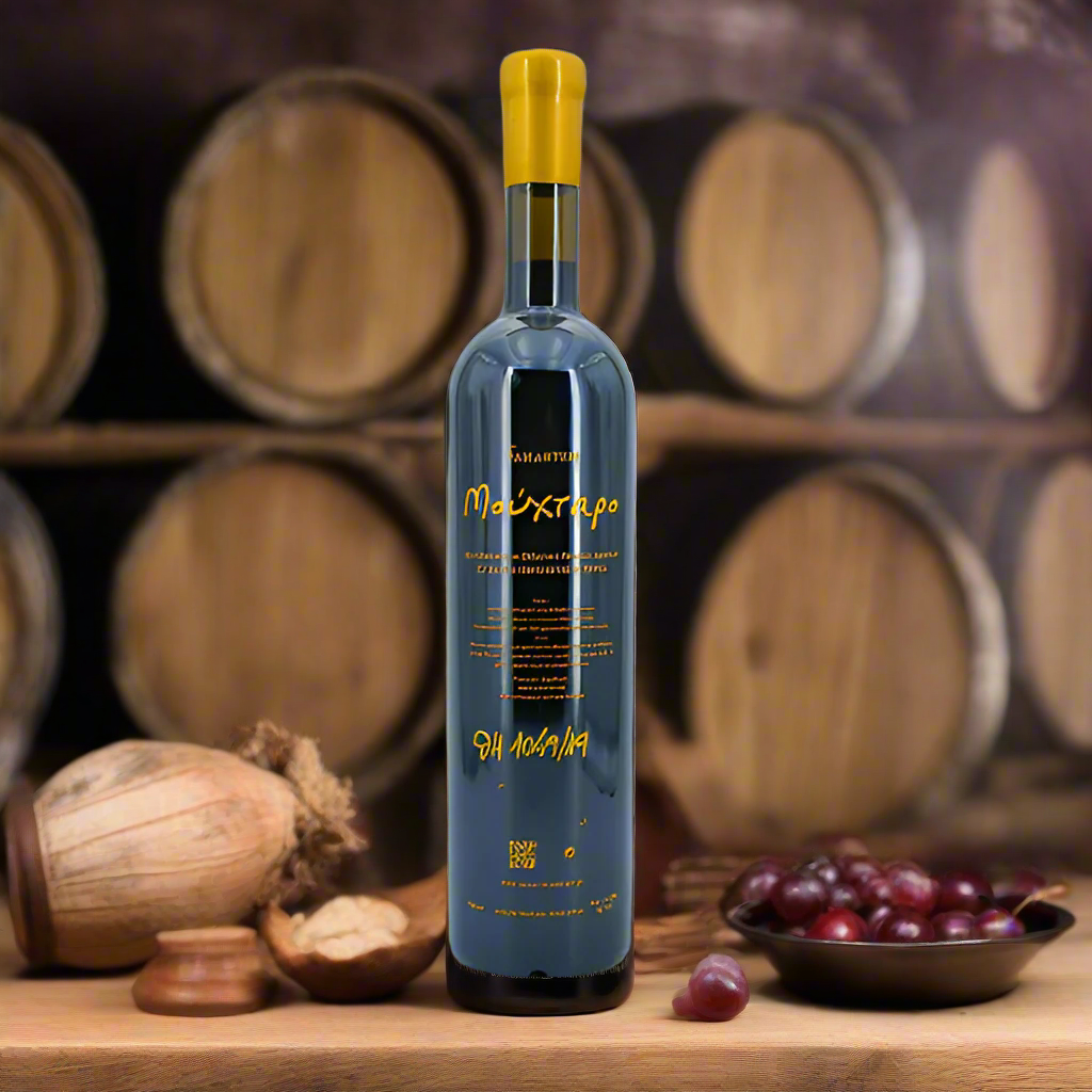 Græsk rødvin mouchtaro samartzis winery