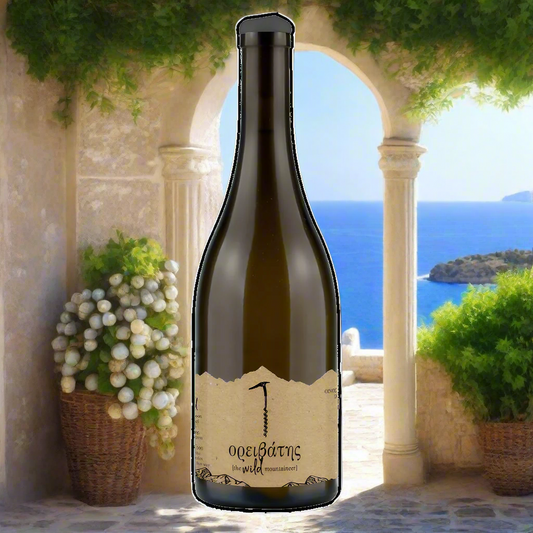 Græsk hvidvin orivatis wild fermented savatiano akriotou micro-winery