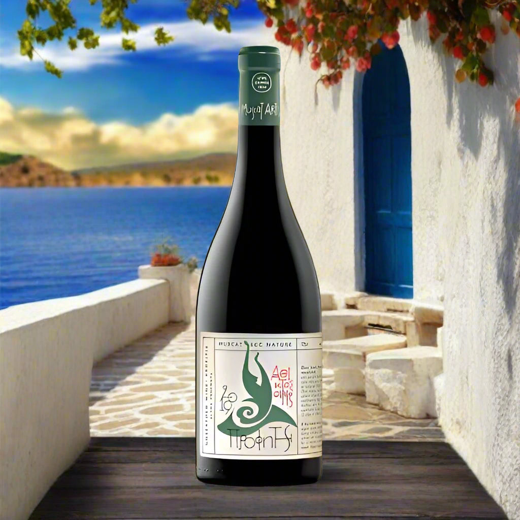 Græsk hvidvin økologisk naturvin Profitis UWC Samos